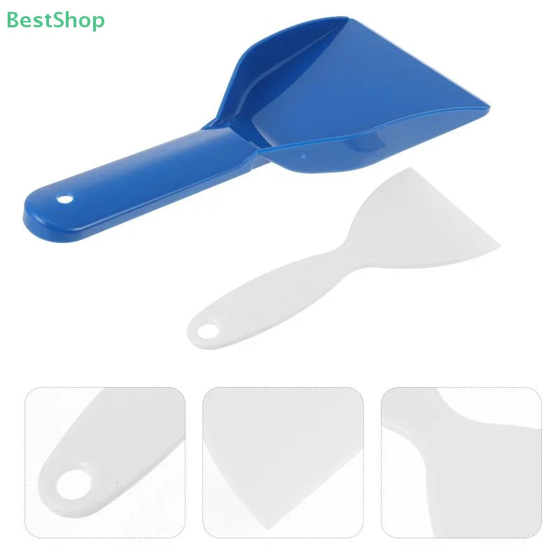Hard Plastic Ice Scraper Fridge Freezer Snow Grease Cleaning Removal Shovel Kitchen Tool