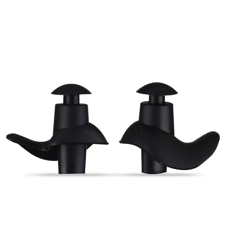 2 PCS Silicone Waterproof Earplug Environmental Soft Ear Plugs Adult Children Swimmers Swimming Diving Portable Earplug W/ Box