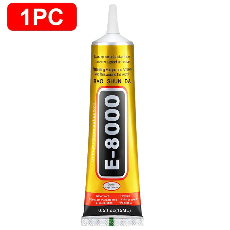 Office Glue (15g/110g) B7000 E8000—Waterproof and transparent adhesive for mobile phones and jewelry