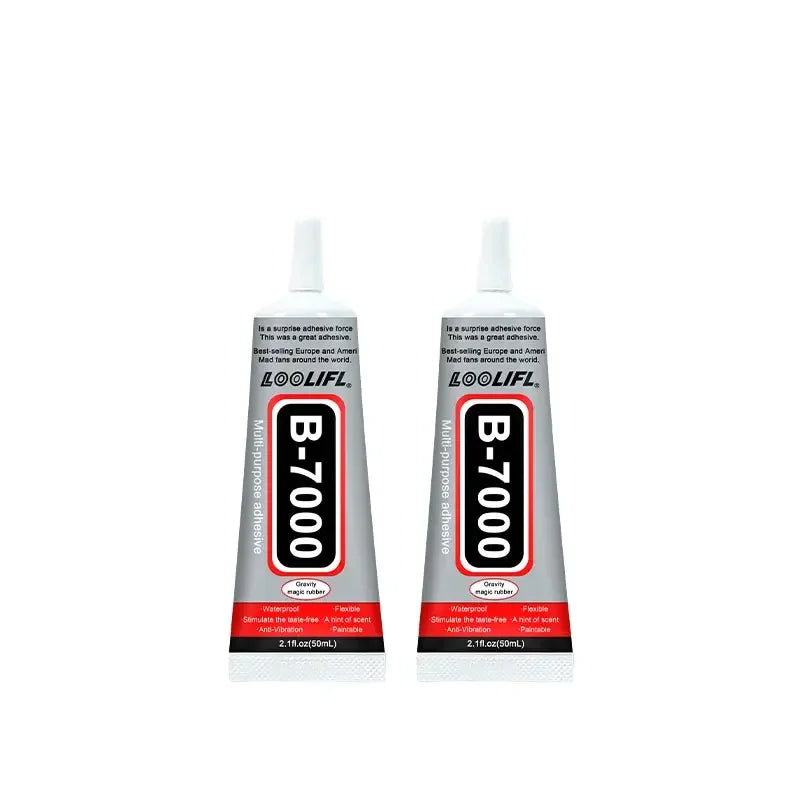 B7000 Super Clear Quick Dry Adhesive Black Contact Cell Phone Tablet Repair Adhesive Maintenance Back Cover Medium Repair