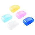 8pcs of Toothbrush Head Protective Covers, Portable Travel Toothbrush Case, Random Color Dental Kit Box.
