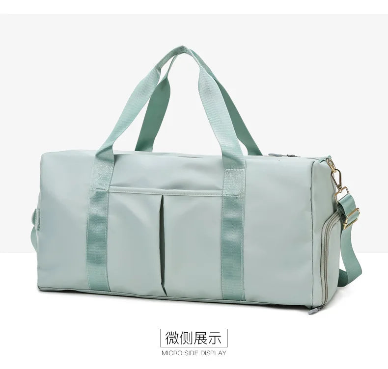 Personalized Name Duffel Bag, Mothers Day Gifts, Cute Overnight Bag for Her, Custom Weekender Bag, Travel Bag, Initial Gym Bag
