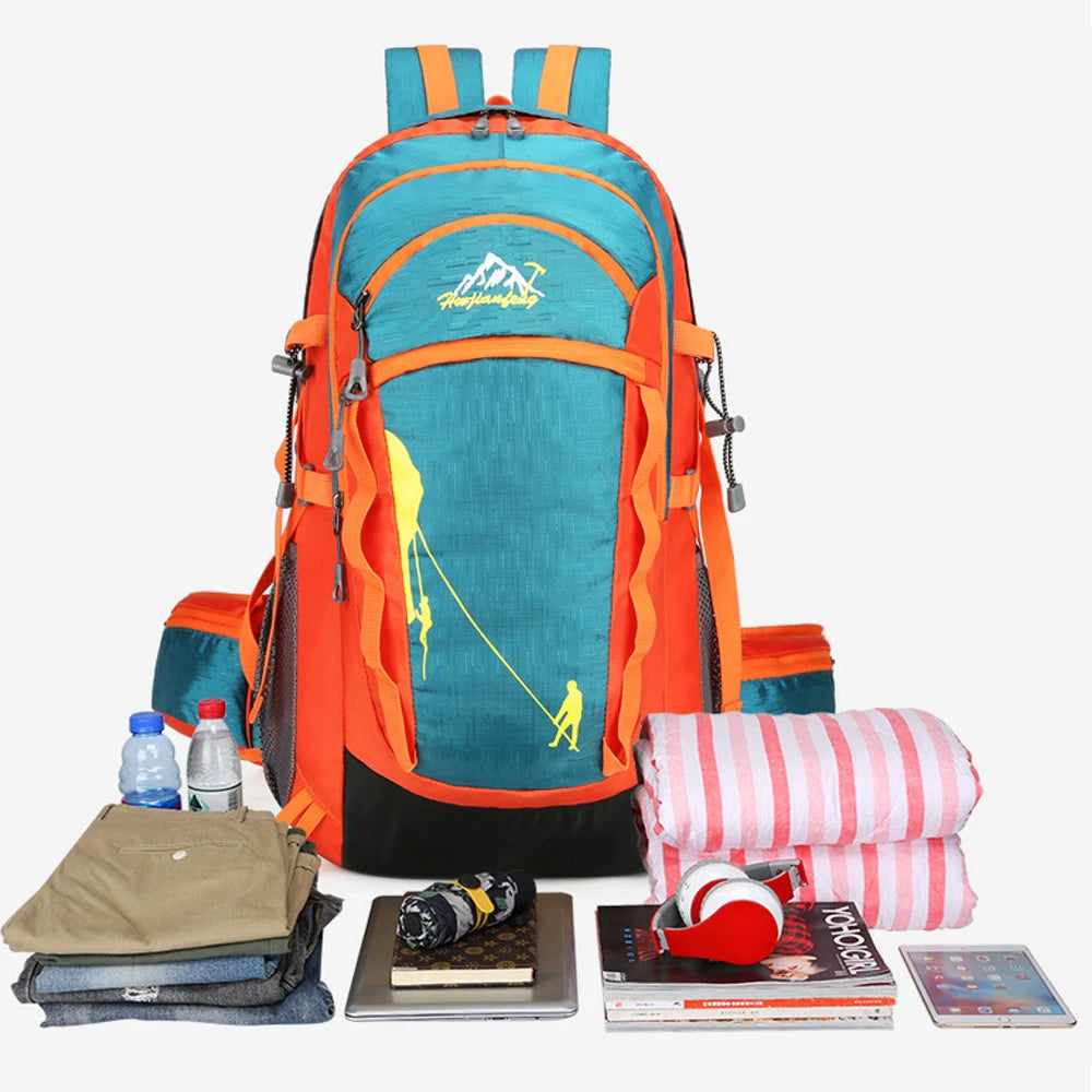 40L Hiking Backpack, Lightweight Travel Backpack Camping Essentials Bag Outdoor Sport Daypack for Men Women Trekking Hunting