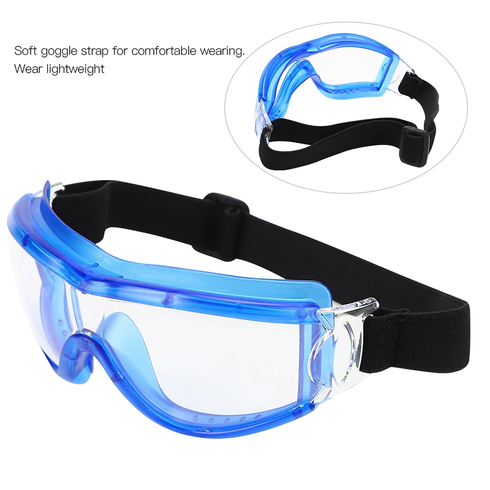 Children Safety Goggles AntiSpittle Kid Antifog Transparent Outdoor Protective Glasses