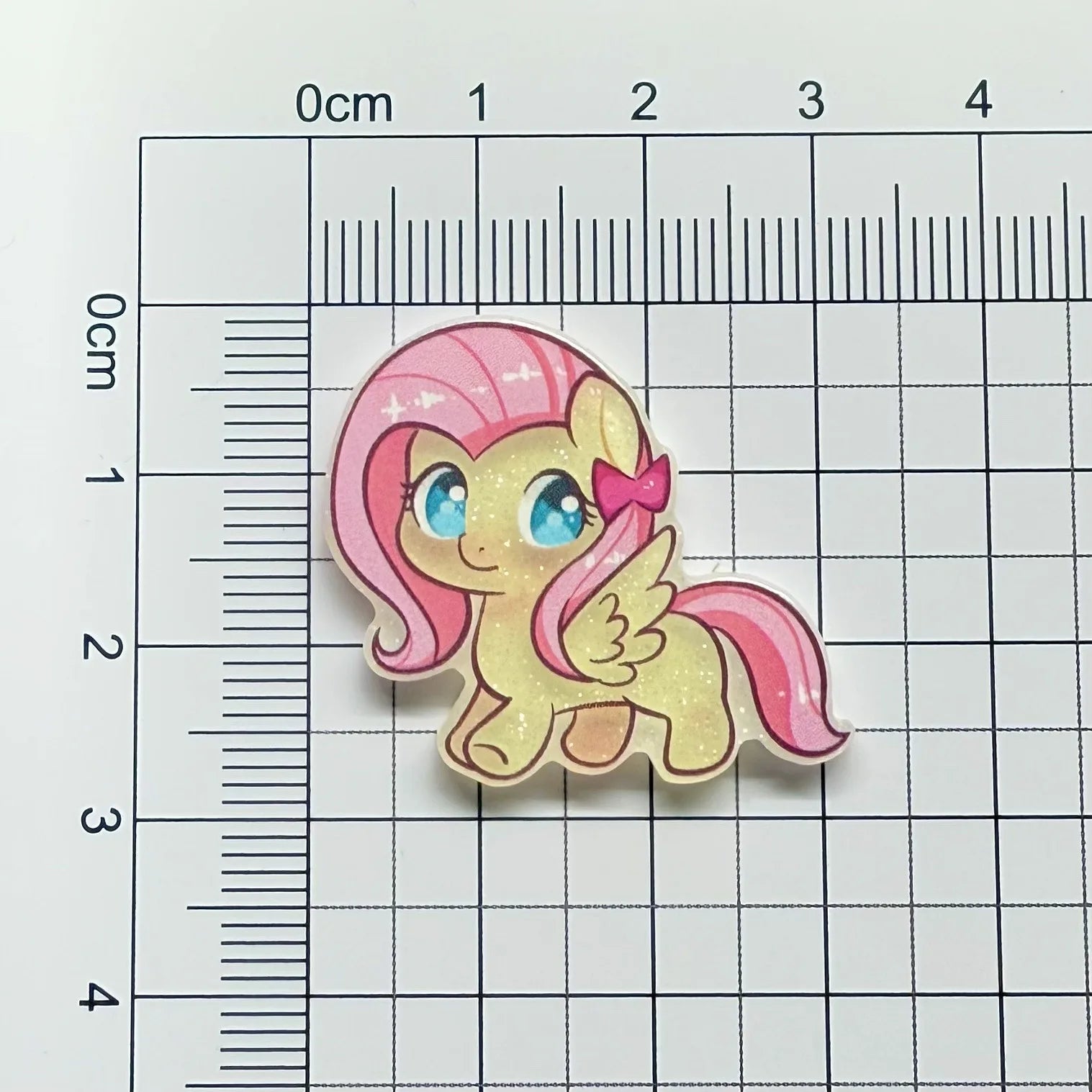 10pcs Cartoon Cute Super Q Pony Acrylic Hair Clip Side duckbill Clip Girl Headwear Small Broken Hair Hairpin