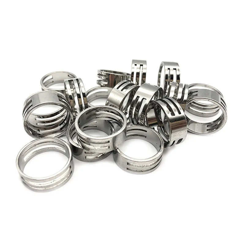 1Pc Stainless Steel Opening Jump Ring 18mm Round Circle Bead Plier Closed Finger Jewelry Tools for DIY Jewelry Making Tool