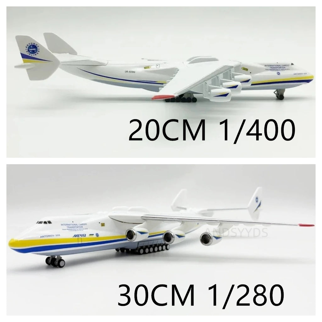 Ukraine Antonov AN225 Mriya 20cm /30CM an225 Airplane Model Aircraft Plane With Landing Gear Airplane Aviation Miniature Plane