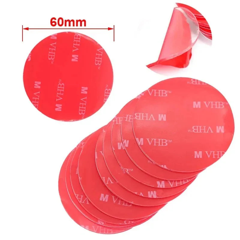 10pcs VHB Transparent Strong Double-sided Adhesive Fixed Ultra-thin Traceless High Temperature Resistant Car Etc Adhesive Sheet