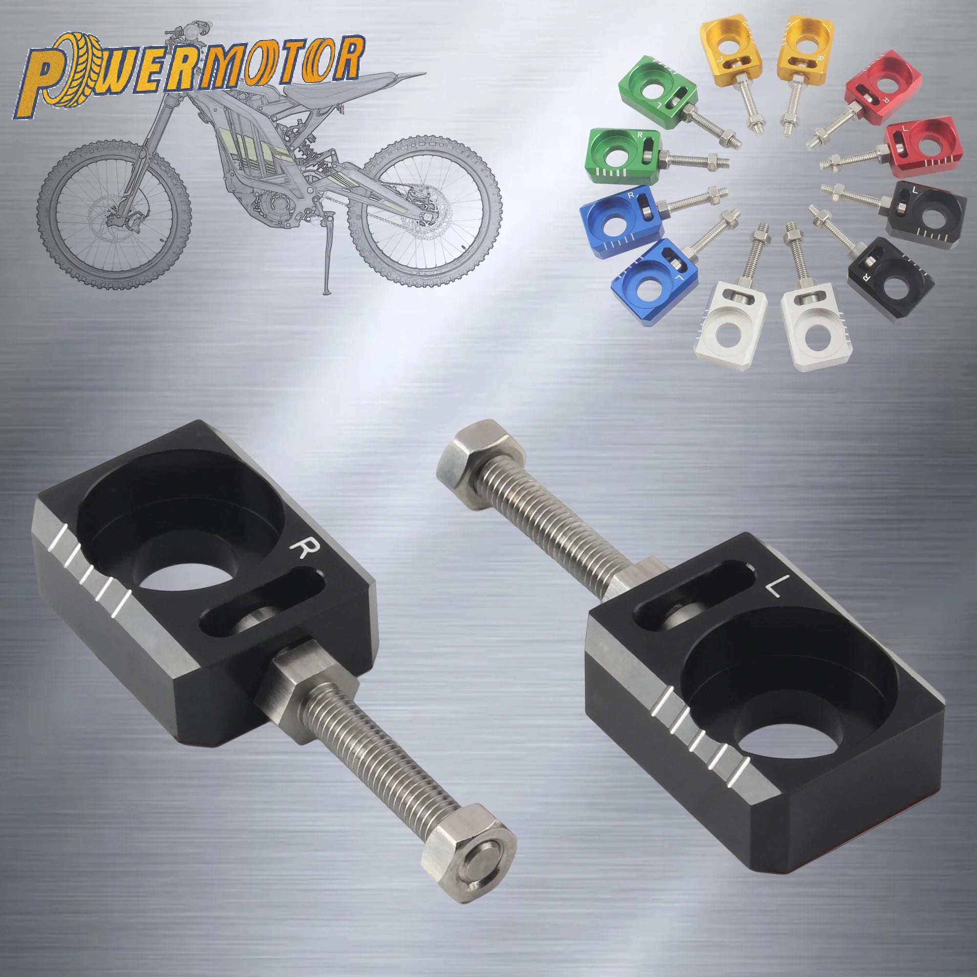 For Surron Rear Axle Block Chain Regulator Adjuster Bolt For Sur Ron Light Bee Electric Bike Compatible With Talaria Accessories