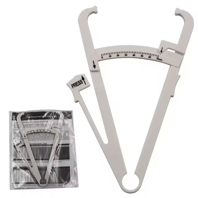 Clamp Fat Clip Body Weight Loss Tester Fat Thickness Measuring Ruler Body Fat Weight Loss Measuring Caliper Tape Measuring Tool