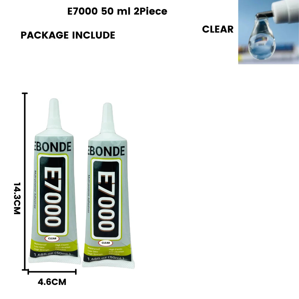 15ML 50ML 110ML E7000 Clear Contact Fabric Adhesive Universal Glass Plastic DIY Glue E-7000 With Precision Applicator