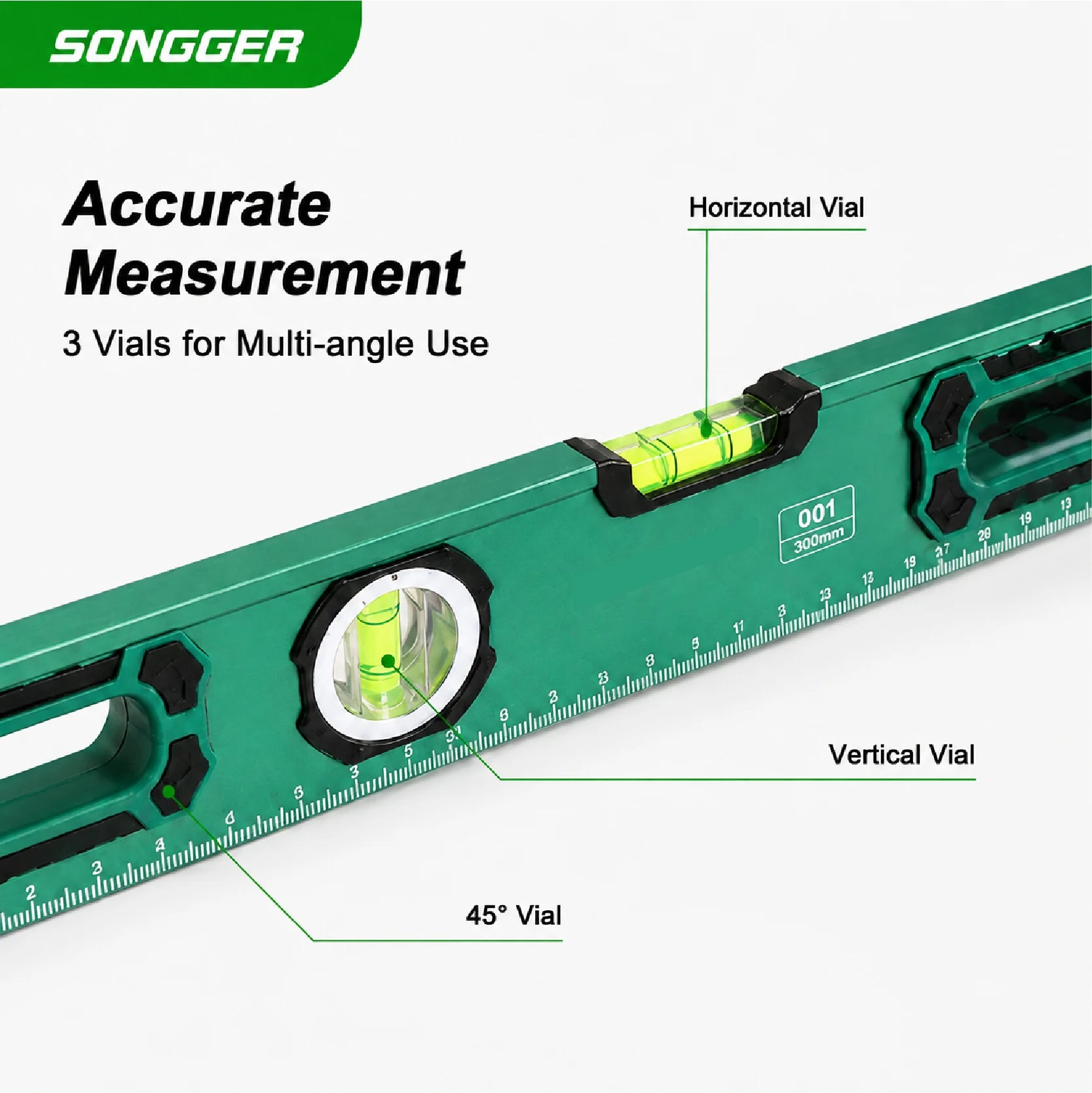 Q01 Magnetic Spirit Level Aluminum Alloy Bubble Level Ruler Adjustable Angle High Precision Shockproof Measuring Tool