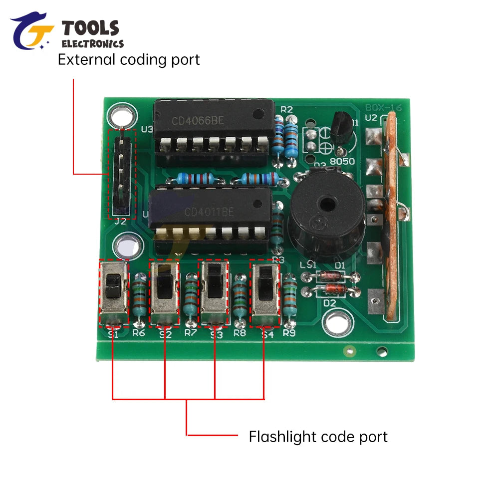 Electronics Soldering Kit 16 Music Box 16-Tone Electronic Module DIY Kit Parts Components Soldering Practice Learning Kits
