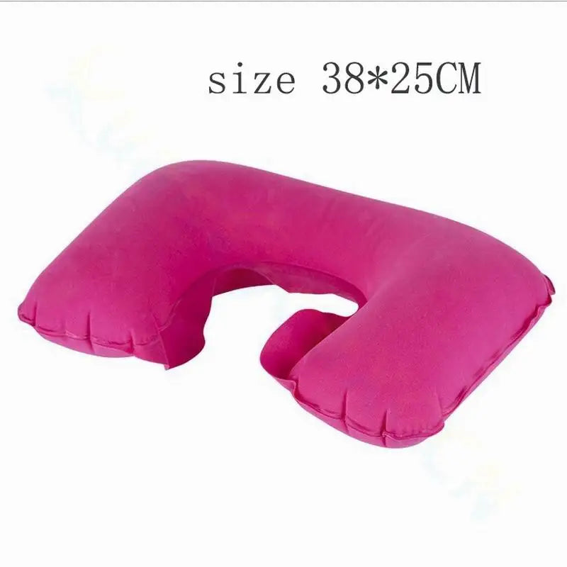 1pcs Functional Inflatable Neck Pillow Inflatable U Shaped Travel Pillow Car Head Neck Rest Air Cushion for Travel Neck Pillow