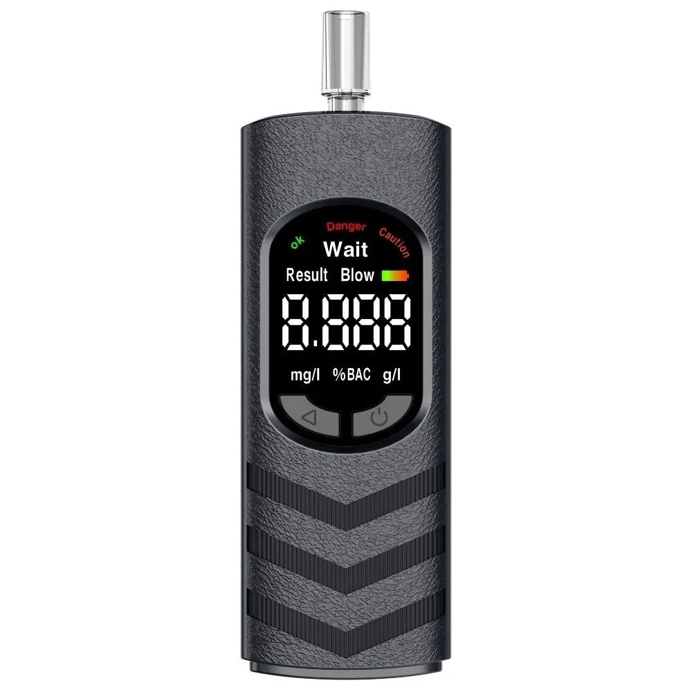 LCD Display Digital Alcohol Tester Police Grade Breath Analysis Alcohol Detector Digital Display Drunk Driving Test