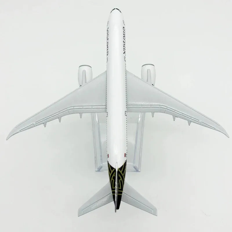 Miniature Airplane India Vistara Airways Aircraft Model Metal Diecast 1/400 Scale 16cm Model Plane Toy Collected Gift By Aviatio