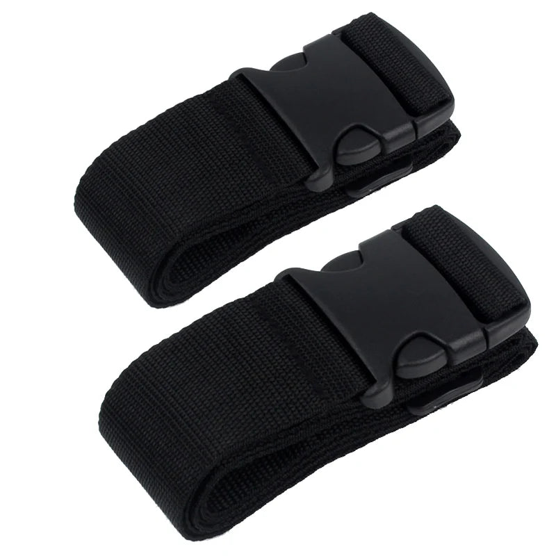 2 pieces nylon Luggage Strap Adjustable Travel Suitcase Buckle Strap Baggage Belt Travel Accessorises Suitcase Packing Seat Belt