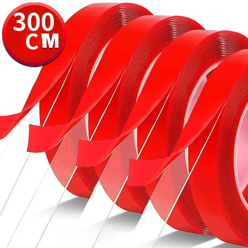 Double Sided Tape Strong Fixation Transparent Tape Waterproof No Traces High Viscosity Self Adhesive Tapes Fixed Stickers