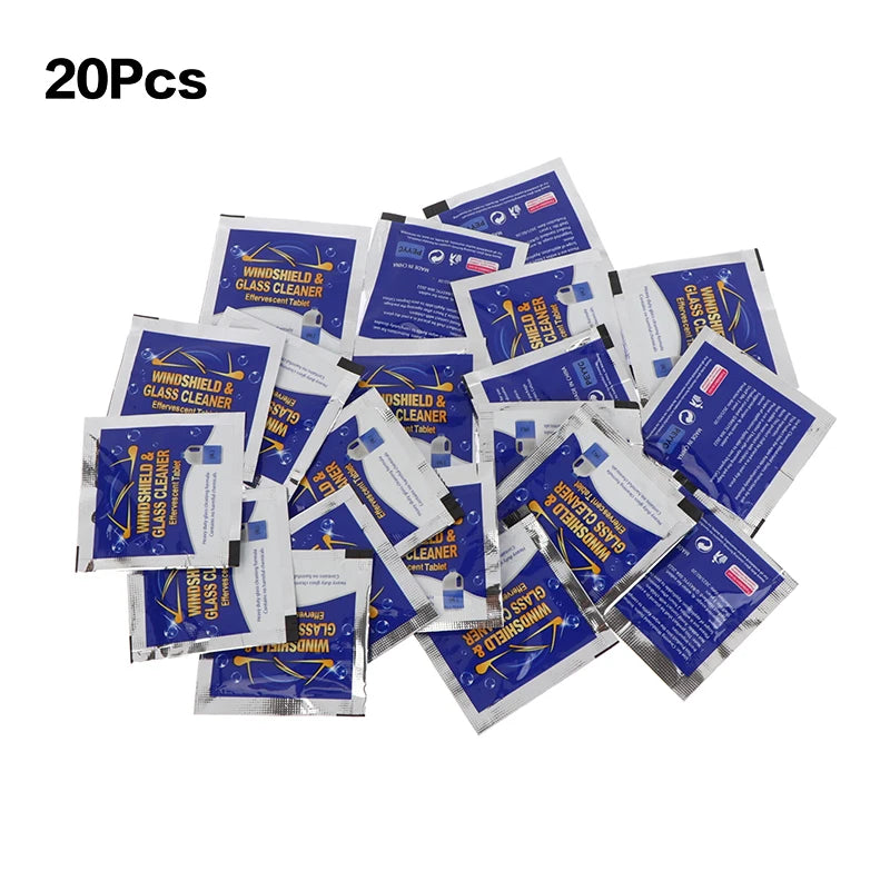 【M】20PCS Car Wiper Fine Cleaner Glass Cleaning Car Solid Wiper Window Cleaner For Any Glass Or Window Car Accessories