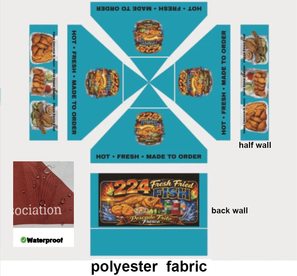 Exhibition Event Marquee Gazebos Custom Printed  Canopy Custom Tent Pop Up Foldable Tent Banner Table Flag