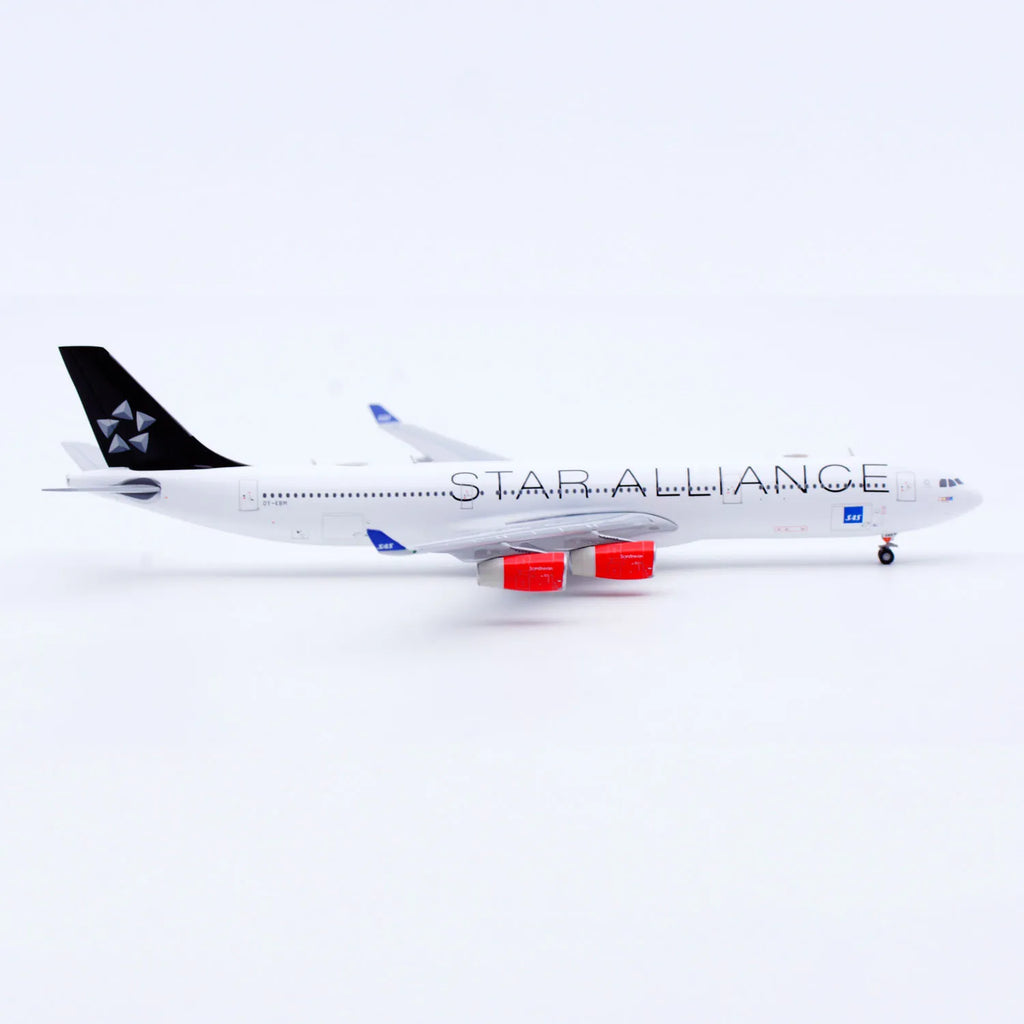 XX40642 Alloy Collectible Plane Gift JC Wings 1:400 SAS Scandinavian Airlines Airbus A340-300 Diecast Aircraft Jet Model OY-KBM