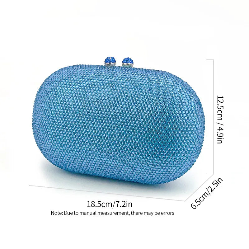 XMESSUN New Trend Diamonds Clutch Evening Bags,Luxury Faionable Jewelry Wedding Party Purses Women Chain Shoulder Crossbody Bag