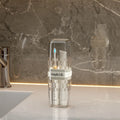 Travel Toiletry Cup Toothbrush Toothpaste Dental Kit Cup Portable Tooth Container Storage Set 3-in-1 Travel Rinse Cup