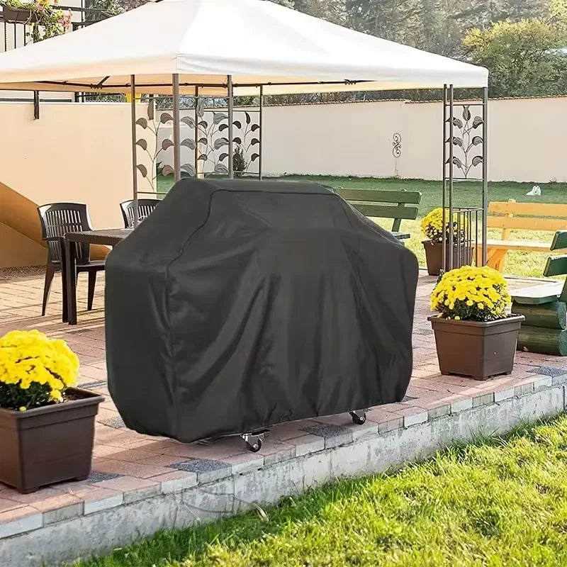 Barbeque Grill Cover Outdoor Dustproof Waterproof Oxford Cloth Multifunctional Dustproof Rainproof Outdoor BBQ Stove Cover