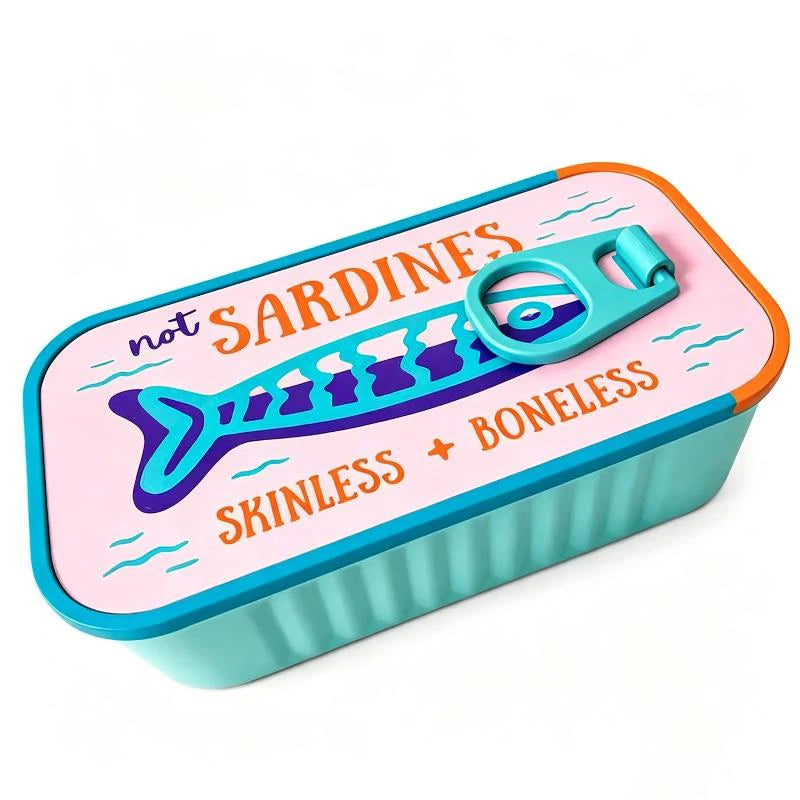 3d Printed Sardine Can Jewelry Box Easy Open Lid Necklace Earring Storage Case Practical Household Organizer Portable Container