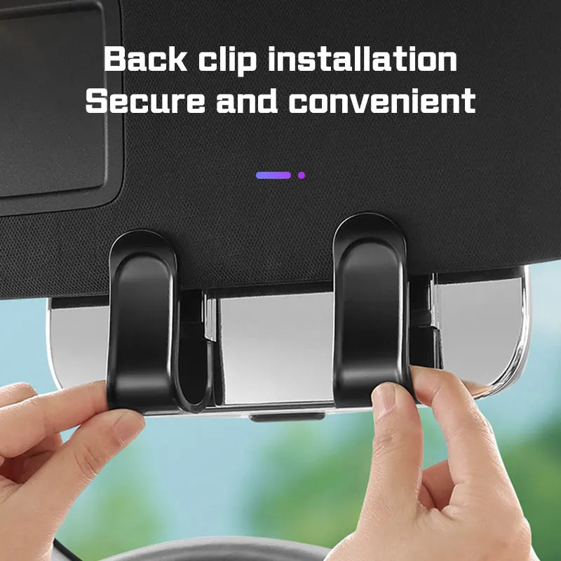 Universal Car Visor Glasses Box Portable For Xpeng G6 P7 P7i G9 P5 G3 G3i X9 X2 N5 F30 H93 Sunglasses Holder Eyeglasses Case