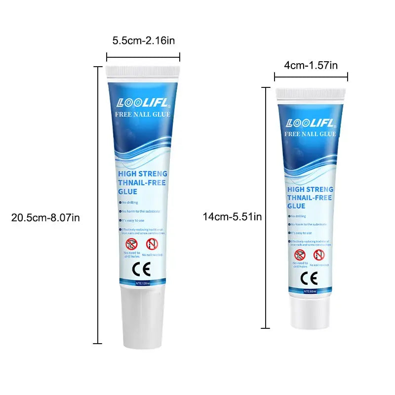 All-purpose Sealant Glue Quick Drying Ultra-Strong Fix Sealer Nail-free Adhesive Glass Tile Metal Ceramic Universal Bonding