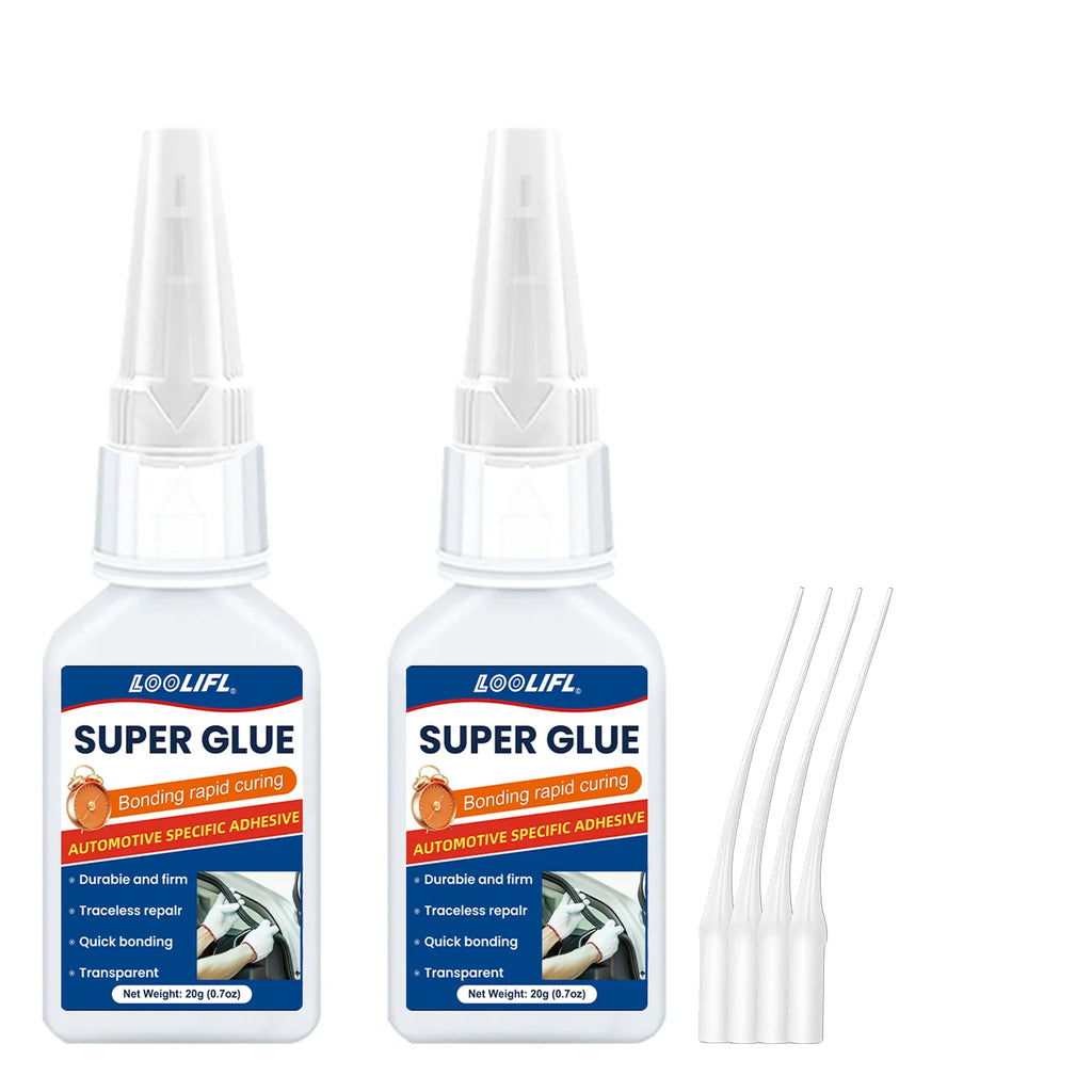 LOOLIFL, Super glue, rubber, tire adhesive, black has ductility, high temperature resistance, transparency and high strength