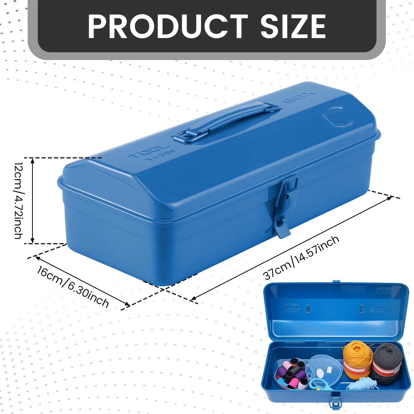 Iron Carrying Case Tool box Hardware Tool Box Organizer Multifunctional Metal Tool Box Electrician Carpenter Workshop Suitcase