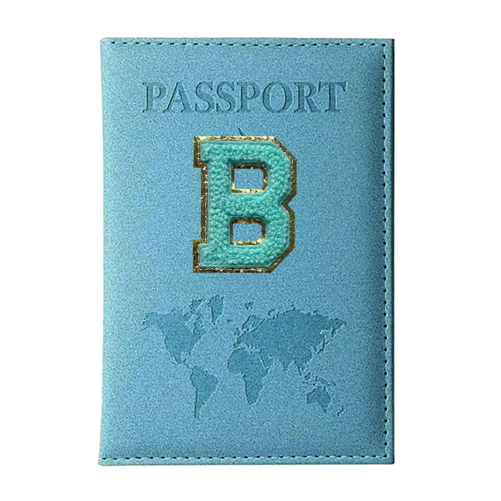 Passports Case Passport Covers Unisex Travelneedments Grren Letter Series Passport Holder Travel Passport Protective Cover