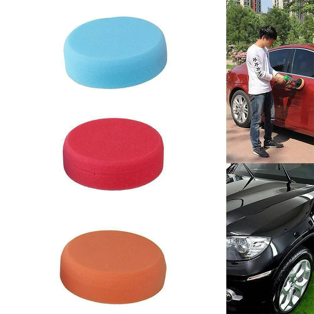 3pcs M14 150mm Car Polishing Heads Mop Pads Sponge Soft Foam Buffing Car Cleaning And Maintenance Products New