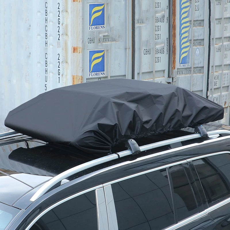 Multi Size Car Roof Rack Cover 210D Oxford Cloth Car Roof Travel Bag Waterproof Rain Cover Luggage Cargo Covers For Off-Road SUV