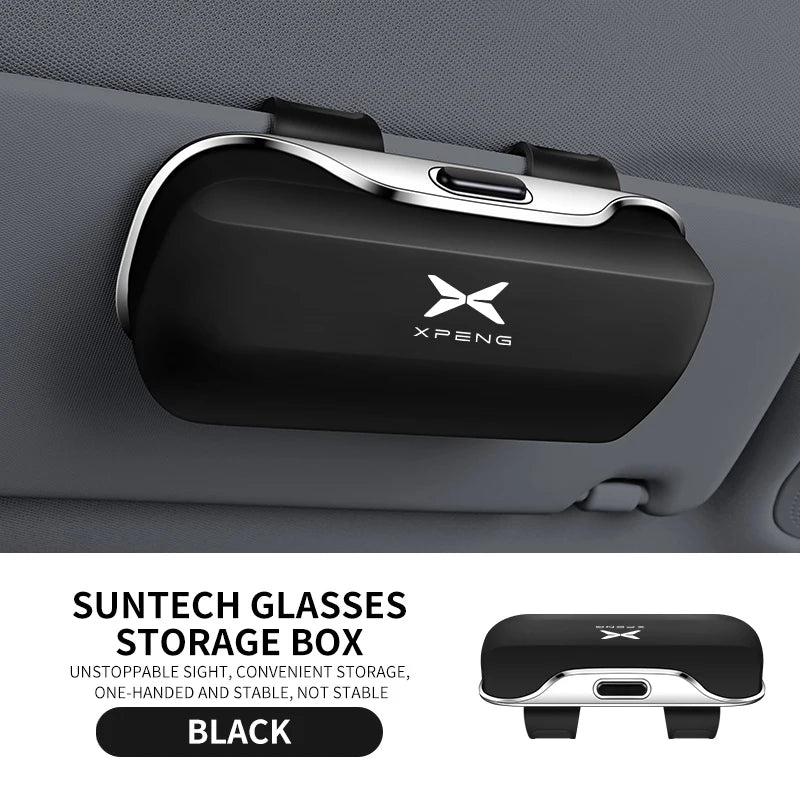 For  XPENG G6 P7 G9 MONA M03 G3 P5 X2 2024 2025 Car mounted glasses case glasses clip decoration storage modification Accessorie