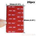 85mmx54mm (around 3.35"x2.13") 3M VHB Double Adhesive Foam Mounting Pads, 1.1mm thick, black Outdoor/indoor