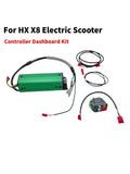 48V 15A Motor Controller Dashboard Kit Data Line for HX X8 Electric Scooter Central Control Instrument Panel Display Screen Part