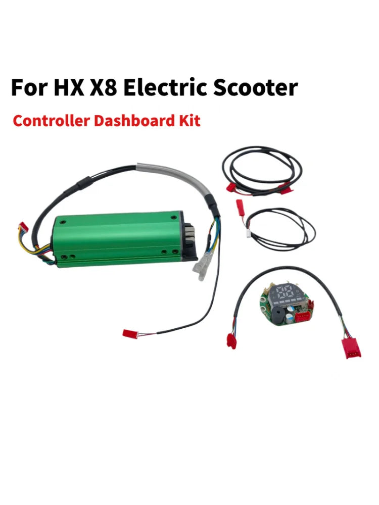 48V 15A Motor Controller Dashboard Kit Data Line for HX X8 Electric Scooter Central Control Instrument Panel Display Screen Part
