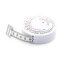 BMI Body Mass Index Retractable Tape 150cm Measure Calculator Diet Weight Loss Tape Measures Tools