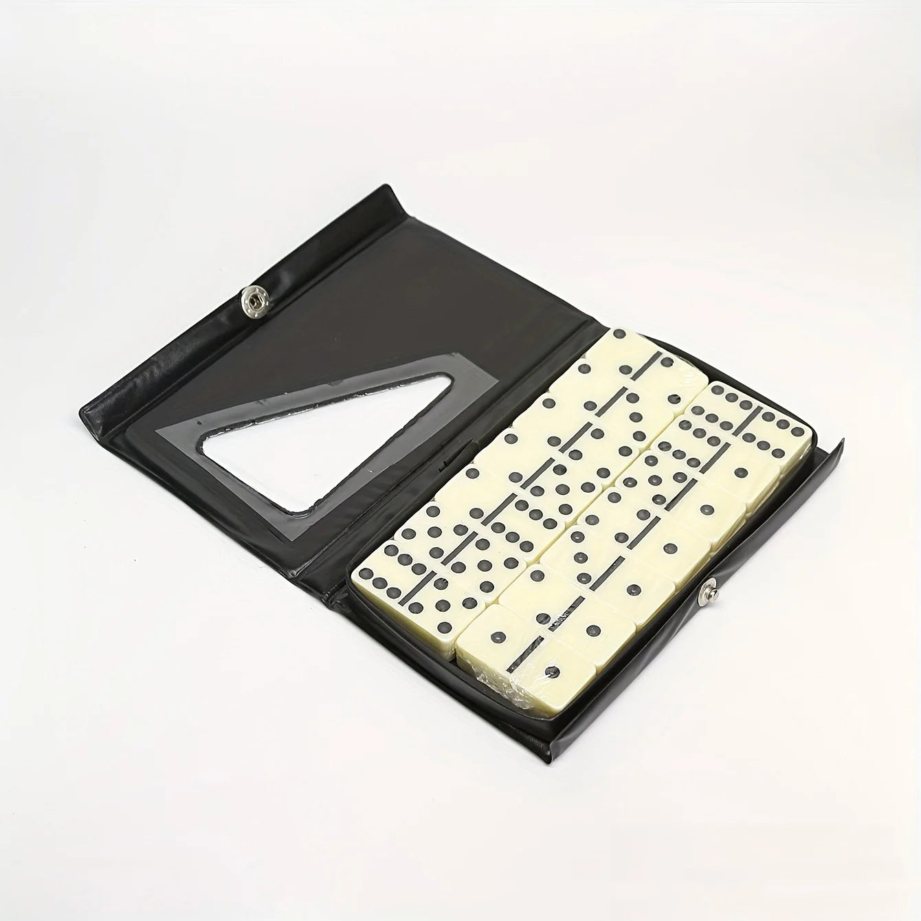 14PCS Double Six Domino Set Entertainment Leisure Travel Fun Table Game Domino Toy Children's Puzzle Toy Gift
