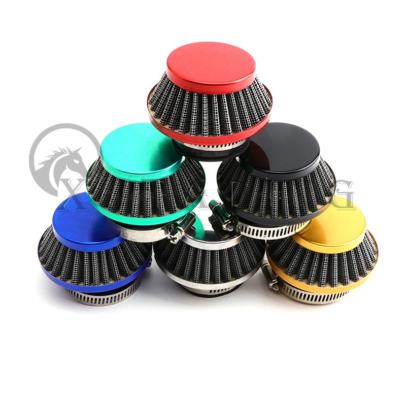 35/38/42/44/50/58mm Air Clearner Filter For 47cc 49cc 2 Stroke Engine Carburetor Carb Mini Moto Kids Quad ATV Dirt Pocket Bike