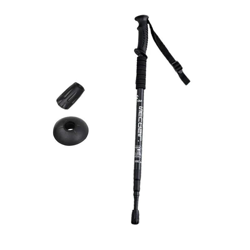 Aluminium Alloy Trekking Poles Ultralight Adjustable No Slip Nordic Walking Sticks Adult Hiking Canes Telescopic Alpenstocks