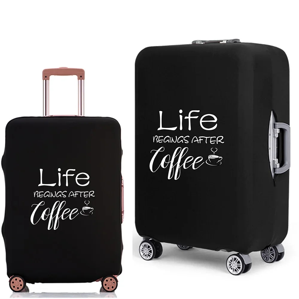 Thicker Travel Luggage Protective Cover Print Portable Suitcase Cover Elastic Dust Cases for 18-28 Inch Travel Accessories