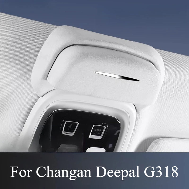 For Changan Deepal G318 Car Glasses Case Roof Sunglasses Storage Clip Car Interior Modification Interior  Accessories Artifact