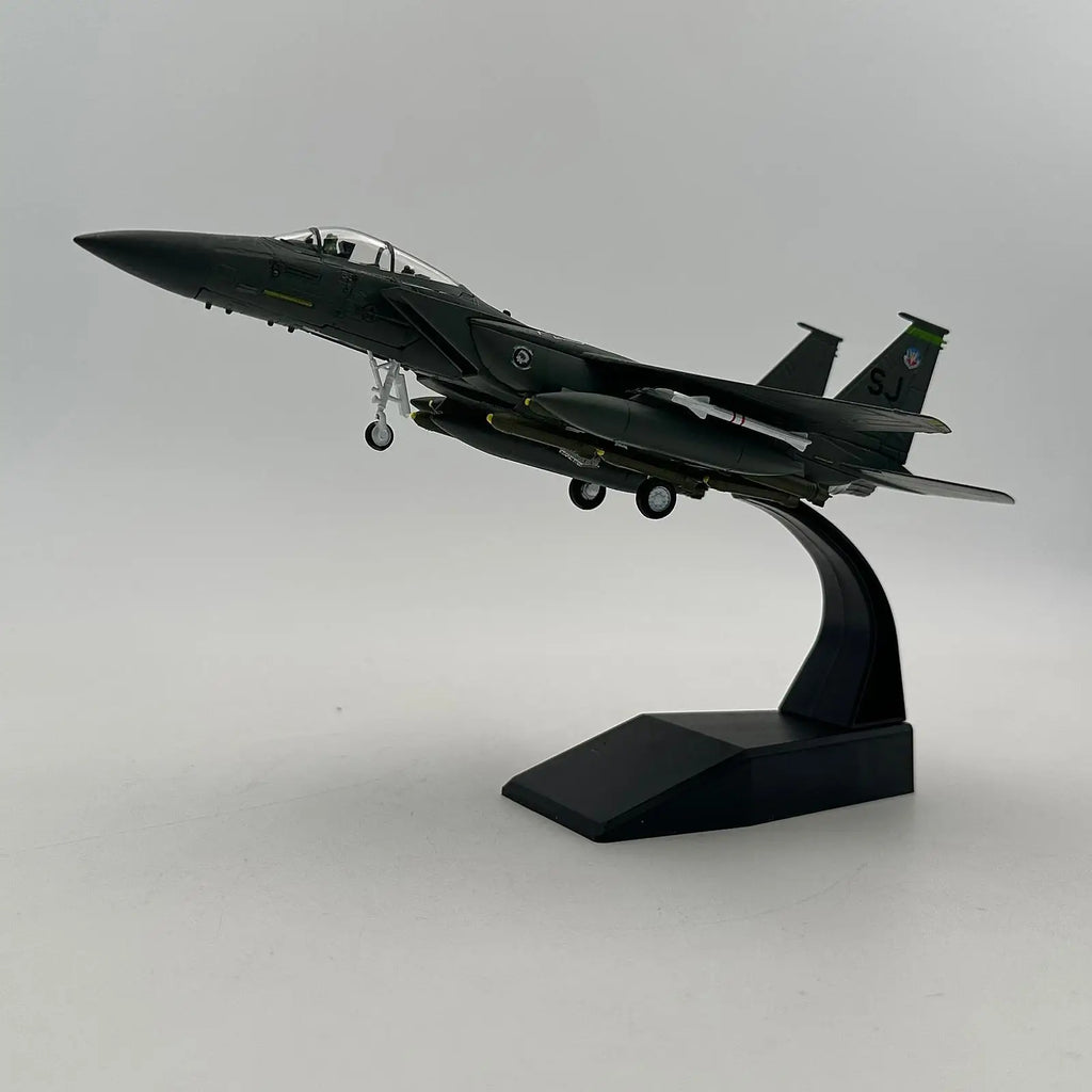 1:100 Fighter Jet Model Souvenir with Display Base Simulated Alloy Aircraft Model for Office Home Bookshelf Countertop Cabinet