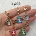 5PCS alloy cartoon squirrel keychain, suitable for bag hanging accessories, the best choice for gifts