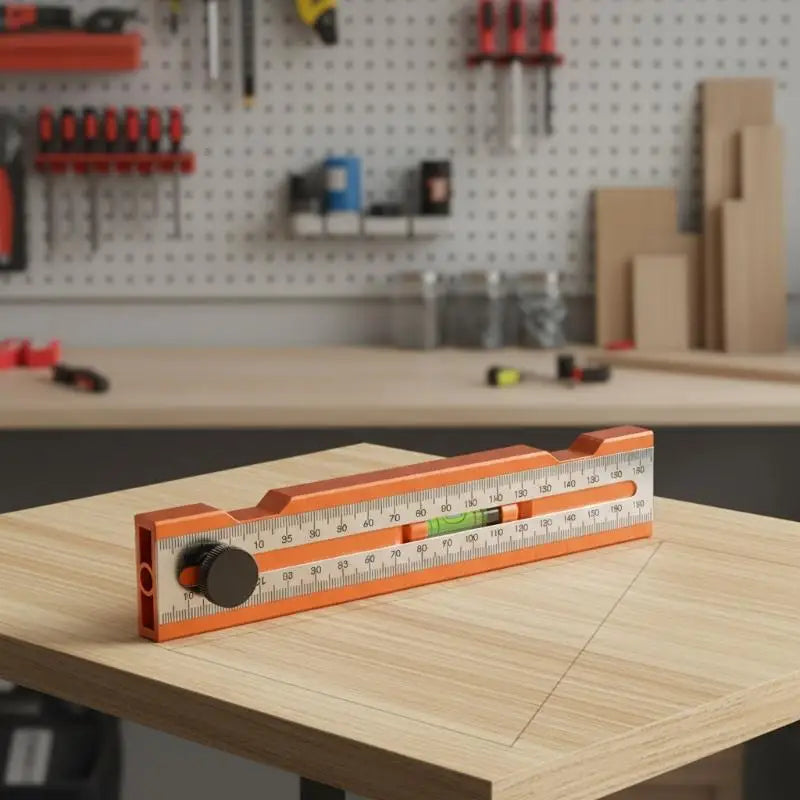 Marking Protractor Multi Angle Ruler Foldable Depth Measuring Tool Gauge For Woodworking Leveling Posit