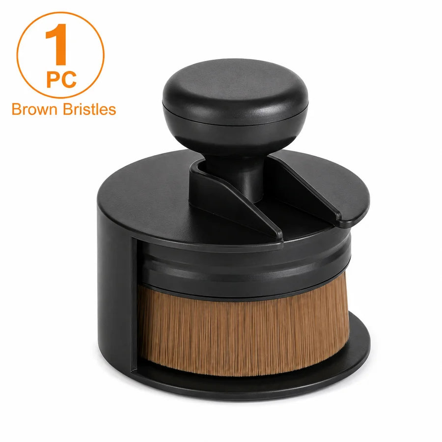 Handheld Tire Shine Applicator with Seal Cover, Tire Sidewall Brush Compact Auto Detail Brush for Cleaner Sidewall Application